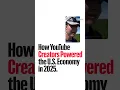 YouTube‬'s 2025 Impact: $60B to U.S. GDP & 540K FTE jobs