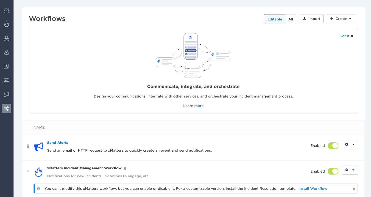 xMatters alerting