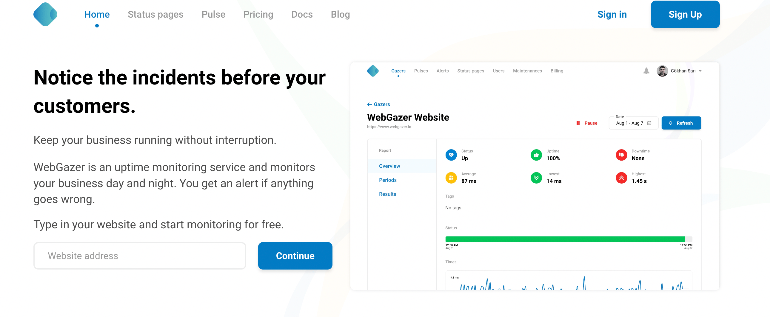 Webgazer web