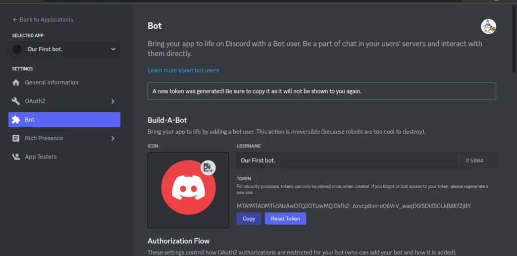 Bot Creation
